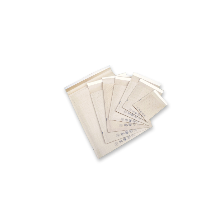 sam caja 100 bolsas eco air bag acolchada bicapa no 13 kraft autoadhesivo medida interior 150x215 mm