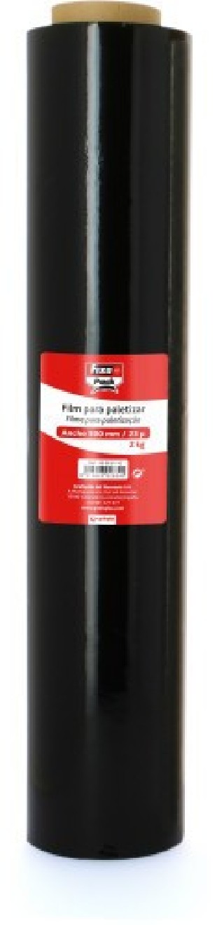 fixo rollo film plastico 23micras 50cm ancho x 2kg negro fixo 50069110