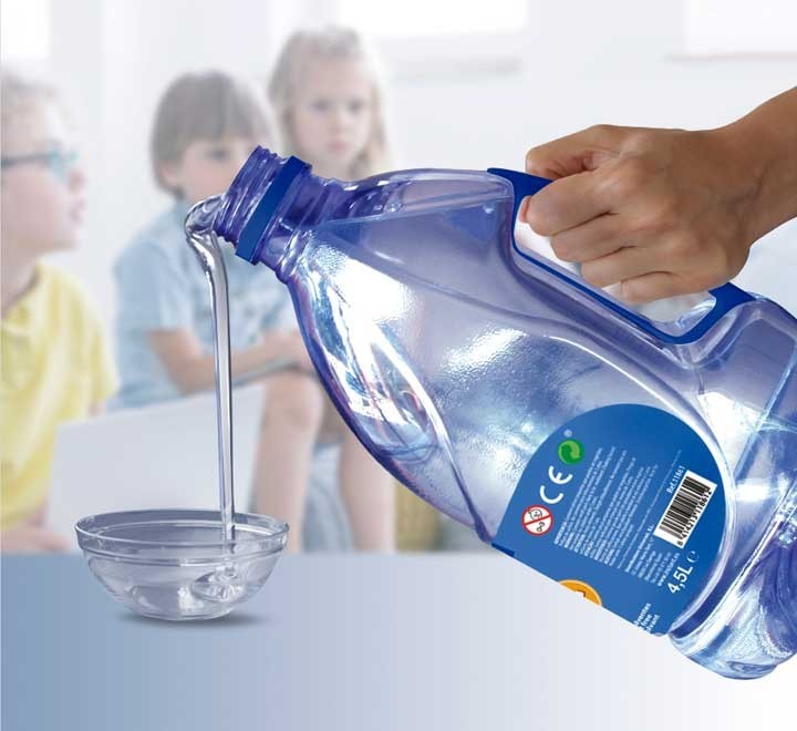 garrafa cola liq. instant 4.5l transp. 11861