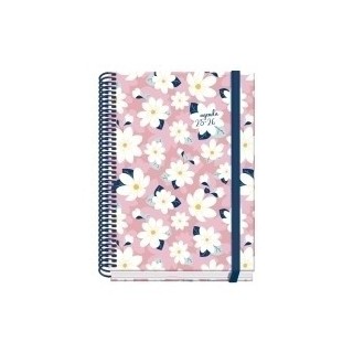 dohe agenda escolar 2025 2026 tamano a5 tapa carton forrado semana vista prime camomille dohe 52037