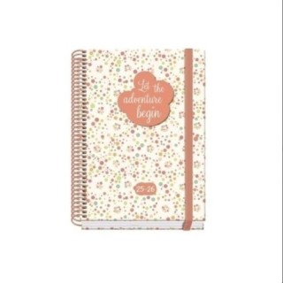 dohe agenda escolar 2025 2026 tamano a5 tapa carton forrado semana vista prime bubbles dohe 52038