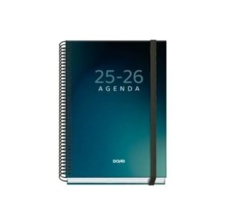 dohe agenda escolar 2025 2026 tamano a5 tapa carton forrado semana vista prime boreal dohe 52040