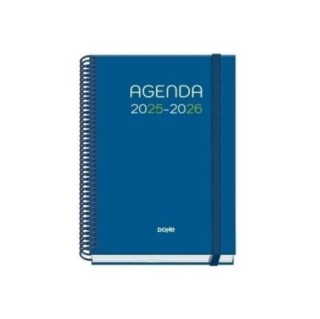 dohe agenda escolar 2025 2026 tamano a5 tapa carton forrado semana vista prime logic dohe 52041