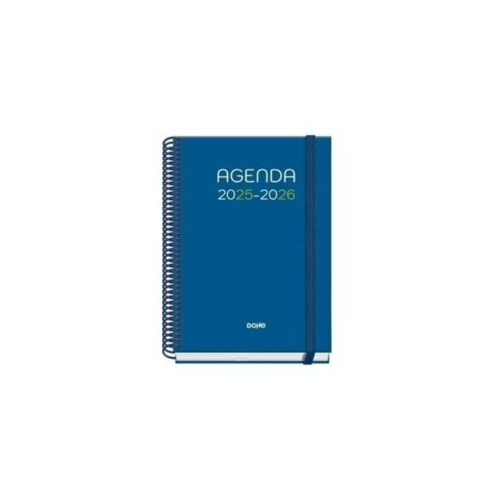 dohe agenda escolar 2025 2026 tamano a5 tapa carton forrado semana vista prime logic dohe 52041
