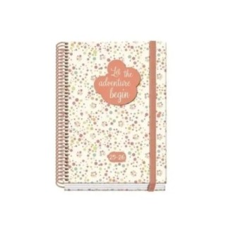 dohe agenda escolar 2025 2026 tamano a5 tapa carton forrado dia pagina prime bubbles dohe 52044