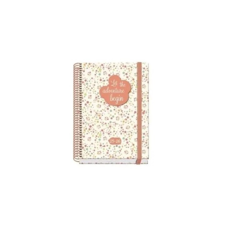 dohe agenda escolar 2025 2026 tamano a5 tapa carton forrado dia pagina prime bubbles dohe 52044