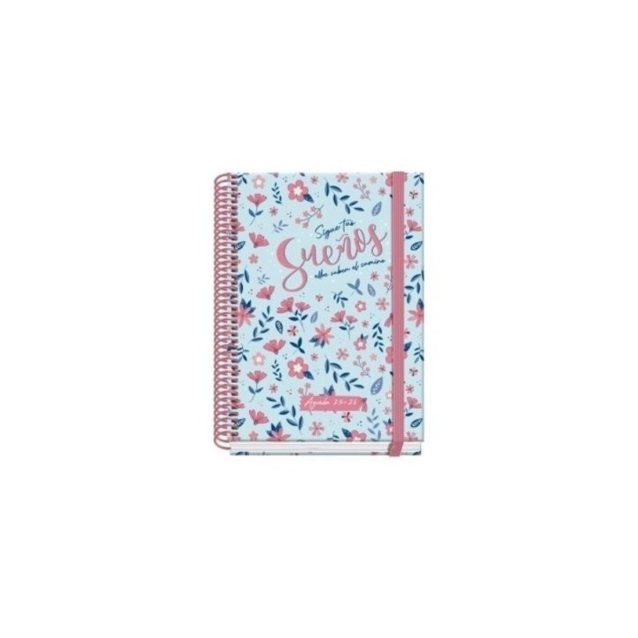 dohe agenda escolar 2025 2026 tamano a5 tapa carton forrado dia pagina prime blossom dohe 52045