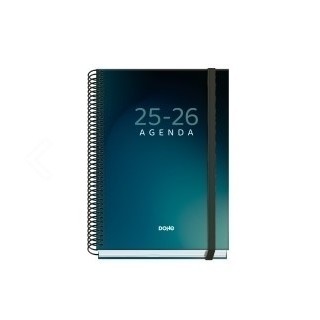 dohe agenda escolar 2025 2026 tamano a5 tapa carton forrado dia pagina prime boreal dohe 52046