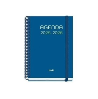dohe agenda escolar 2025 2026 tamano a5 tapa carton forrado dia pagina prime logic dohe 52047