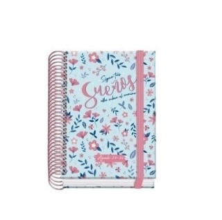 dohe agenda escolar 2025 2026 tamano a6 tapa carton forrado dia pagina prime blossom dohe 52051