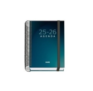 dohe agenda escolar 2025 2026 tamano a6 tapa carton forrado dia pagina prime boreal dohe 52052