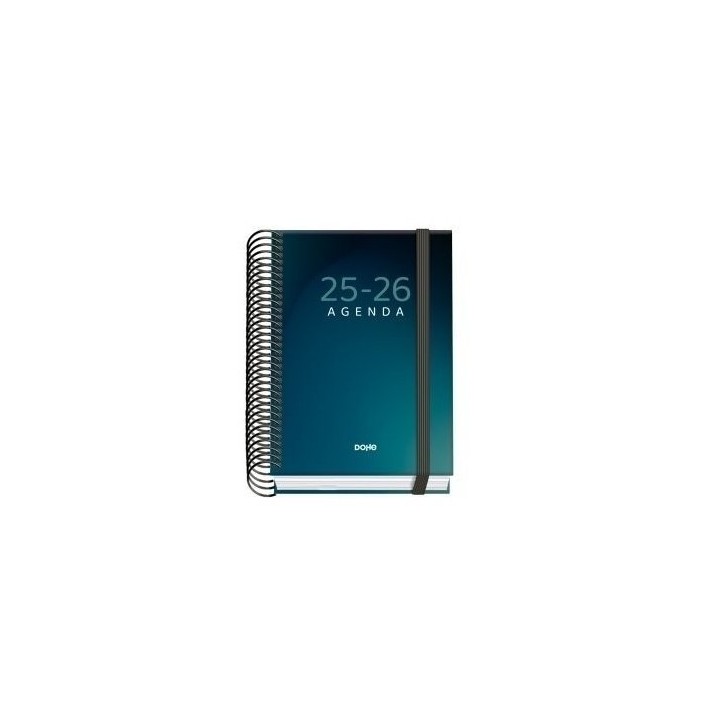dohe agenda escolar 2025 2026 tamano a6 tapa carton forrado dia pagina prime boreal dohe 52052
