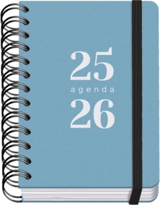 dohe agenda escolar 2025 2026 tamano a6 tapa carton forrado dia pagina prime logic dohe 52053