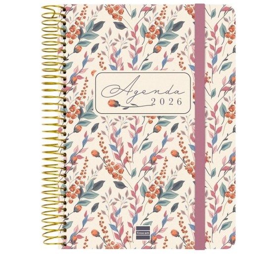 finocam agenda 16 meses septiembre 2025 diciembre 2026 cloe e10 155x212 semana vista horizontal rosa