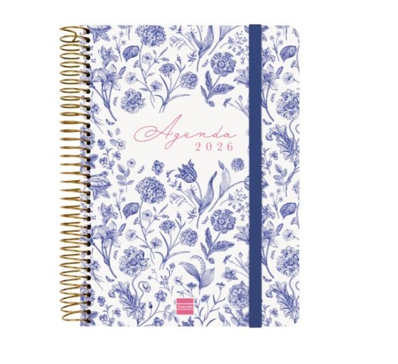 finocam agenda 16 meses septiembre 2025 diciembre 2026 cloe e10 155x212 semana vista horizontal azul