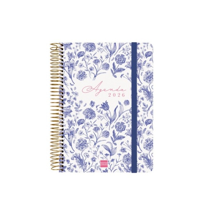 finocam agenda 16 meses septiembre 2025 diciembre 2026 cloe e10 155x212 semana vista horizontal azul