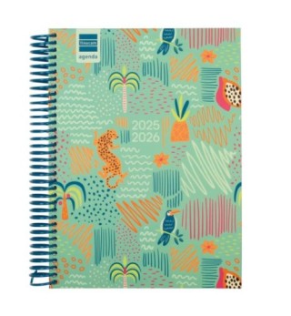 finocam agenda escolar 2025 2026 diva 4o 155x212 1dia pagina selva+ finocam 536160626