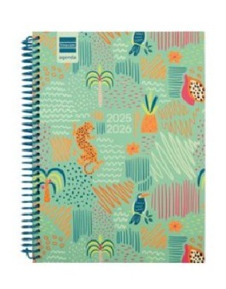 finocam agenda escolar 2025 2026 diva 4o 155x212 semana vista horizontal selva+ finocam 536140626