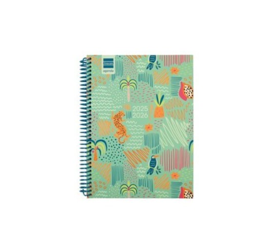 finocam agenda escolar 2025 2026 diva 4o 155x212 semana vista horizontal selva+ finocam 536140626