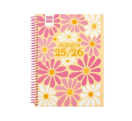 finocam agenda escolar 2025 2026 diva 4o 155x212 semana vista horizontal spring+ finocam 536140426