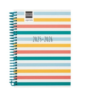 finocam agenda escolar 2025 2026 diva 8o 120x164 semana vista horizontal colors+ finocam 536100526