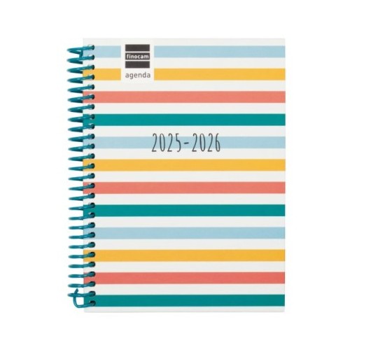 finocam agenda escolar 2025 2026 diva 8o 120x164 semana vista horizontal colors+ finocam 536100526