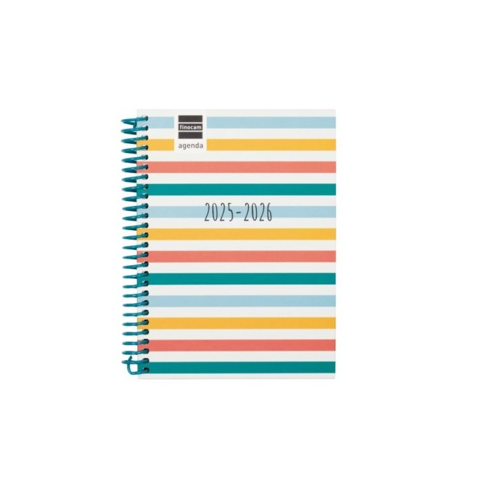 finocam agenda escolar 2025 2026 diva 8o 120x164 semana vista horizontal colors+ finocam 536100526