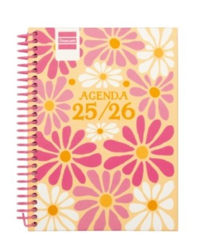 finocam agenda escolar 2025 2026 diva 8o 120x164 semana vista horizontal spring+ finocam 536100426