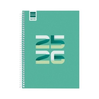 finocam agenda escolar 2025 2026 cool 4o 155x212 1dia pagina verde+ finocam 645060926