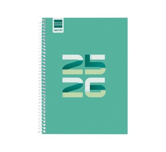 finocam agenda escolar 2025 2026 cool 4o 155x212 1dia pagina verde+ finocam 645060926