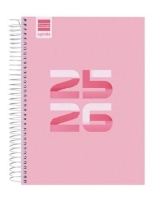 finocam agenda escolar 2025 2026 cool 4o 155x212 1dia pagina rosa+ finocam 645060426