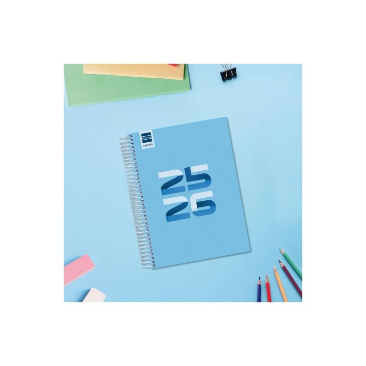 finocam agenda escolar 2025 2026 cool 4o 155x212 1dia pagina azul+ finocam 645060126
