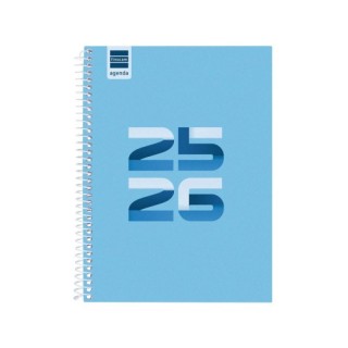 finocam agenda escolar 2025 2026 cool 4o 155x212 semana vista horizontal azul+ finocam 645040126