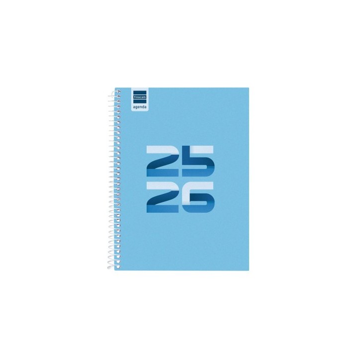 finocam agenda escolar 2025 2026 cool 4o 155x212 semana vista horizontal azul+ finocam 645040126