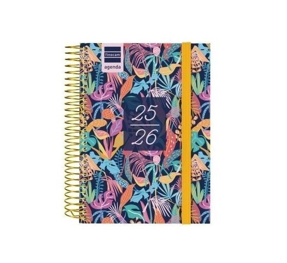 finocam agenda escolar 2025 2026 secundaria 8o 120x164 1dia pagina tropical+ finocam 634265026