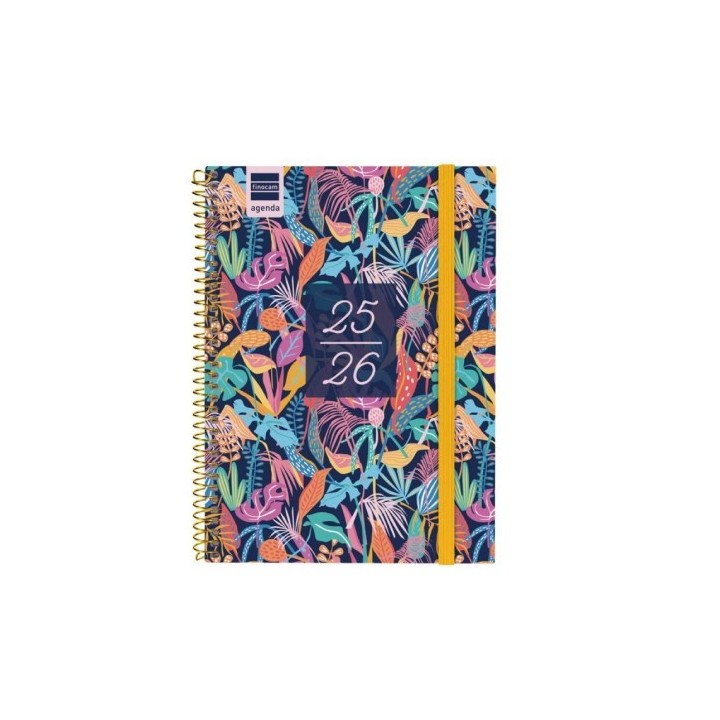 finocam agenda escolar 2025 2026 secundaria 4o 155x212 semana vista horizontal tropical+ finocam 634