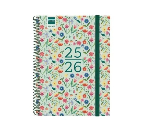 finocam agenda escolar 2025 2026 secundaria 4o 155x212 semana vista horizontal fiori+ finocam 634204