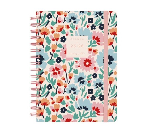 finocam agenda escolar 2025 2026 moniquilla e10 155x212 semana vista horizontal dalia+ finocam 64601