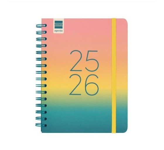 finocam agenda escolar 2025 2026 curso cosmo 4o 155x212  semana vista horizontal iris+ finocam 53705