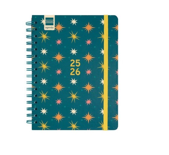 finocam agenda escolar 2025 2026 curso cosmo 4o 155x212 semana vista horizontal stars+ finocam 53705