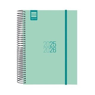 finocam agenda escolar 2025 2026 espir e10 155x212 1dia pagina turquesa+ finocam 633120126