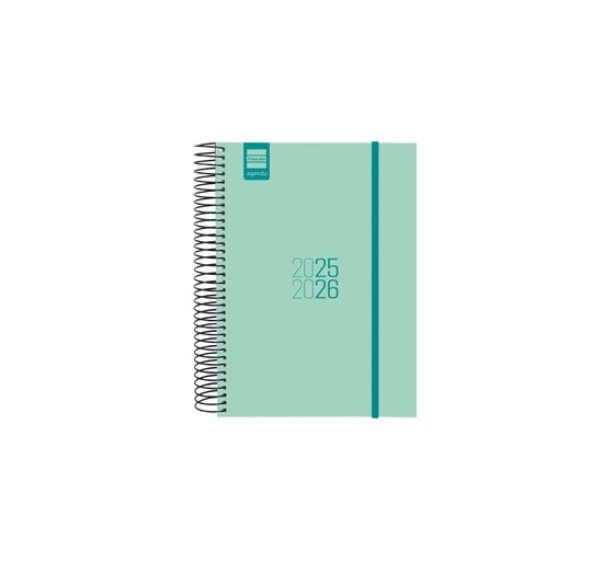 finocam agenda escolar 2025 2026 espir e10 155x212 1dia pagina turquesa+ finocam 633120126