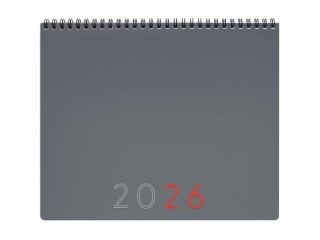 finocam planificador 2026 mes vertical+notas 250x200mm gris internacional finocam 625505026