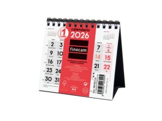 finocam calendario 2026 sobremesa neutro numeros grandes xxs 110x100mm finocam 781330026