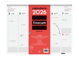 finocam vade 2026 espiral semana vista vertical 420x310mm finocam 780260026
