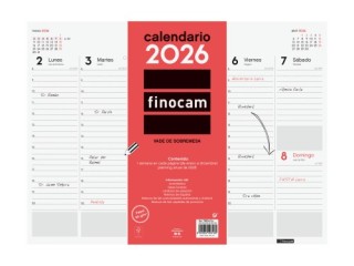 finocam vade 2026 encolado semana vista vertical 420x310mm finocam 780240026