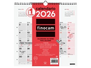 finocam calendario 2026 neutro pared escribir 300x300mm finocam 781520026