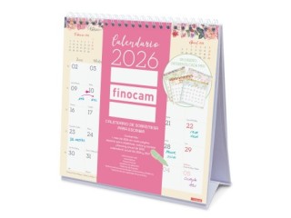 finocam calendario 2026 sobremesa trendy design escribir 190x190mm finocam 787060126