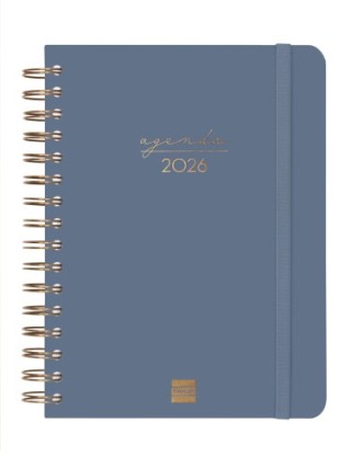 finocam agenda 2026 trendy alma e10 155x212mm dia pagina azul finocam 762040426