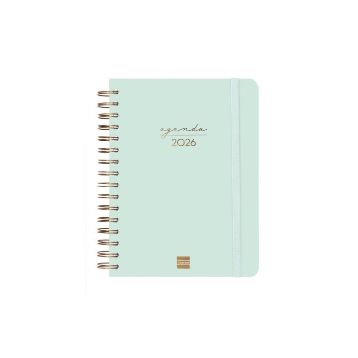 finocam agenda 2026 trendy alma e10 155x212mm dia pagina menta finocam 762040326